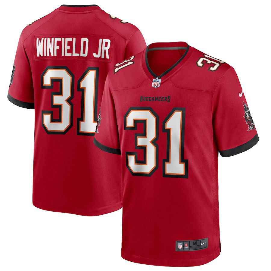 Men Tampa Bay Buccaneers 31 Antoine Winfield Jr. Nike Red Game NFL Jersey